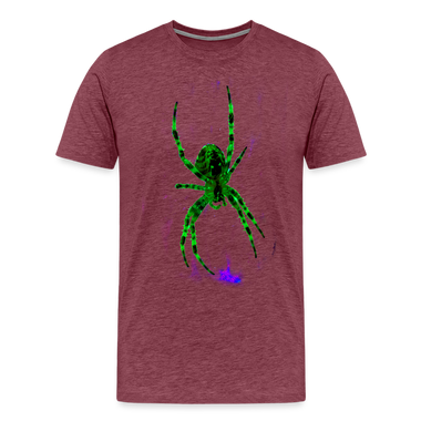 Spider Men’s Premium T-Shirt - heather burgundy