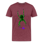 Spider Men’s Premium T-Shirt - heather burgundy