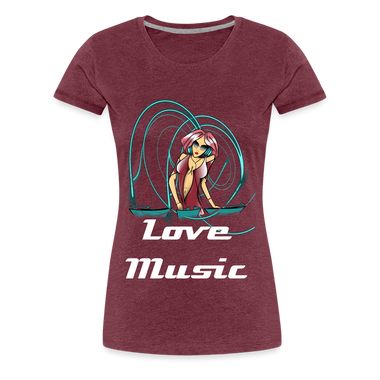 Women’s Premium T-Shirt - heather burgundy