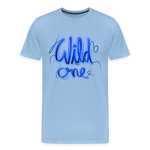 Wild one, Men’s Premium T-Shirt - sky