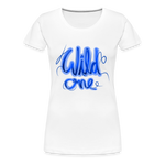 Wild one, Women’s Premium T-Shirt - white