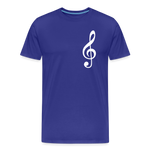 Notenschlüssel, Men’s Premium T-Shirt - royal blue