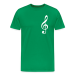 Notenschlüssel, Men’s Premium T-Shirt - kelly green