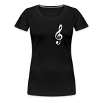 Notenschlüssel 2, Women’s Premium T-Shirt - black