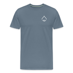 P4U light, Men’s Premium T-Shirt - steel blue