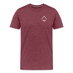 P4U light, Men’s Premium T-Shirt - heather burgundy